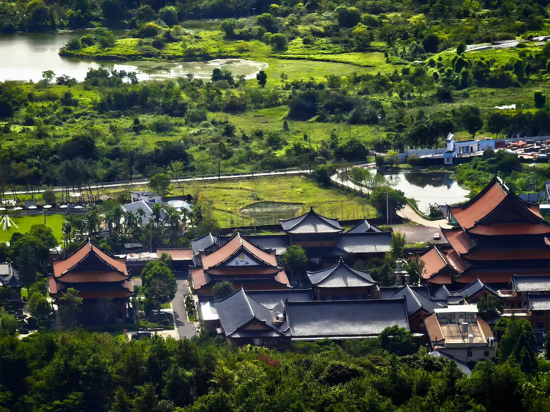 俯瞰双林寺
